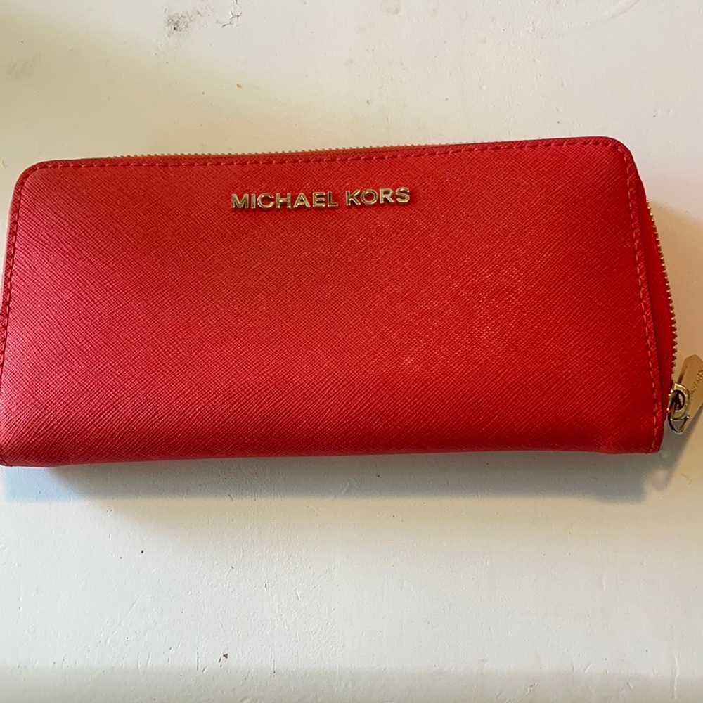 Red Michael Kors Wallet!!